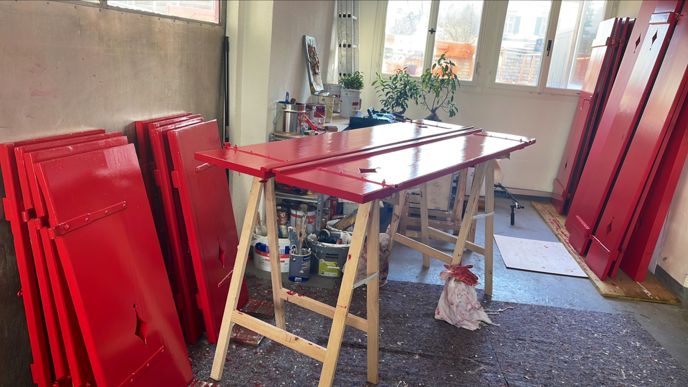 Malerarbeit Beispiel