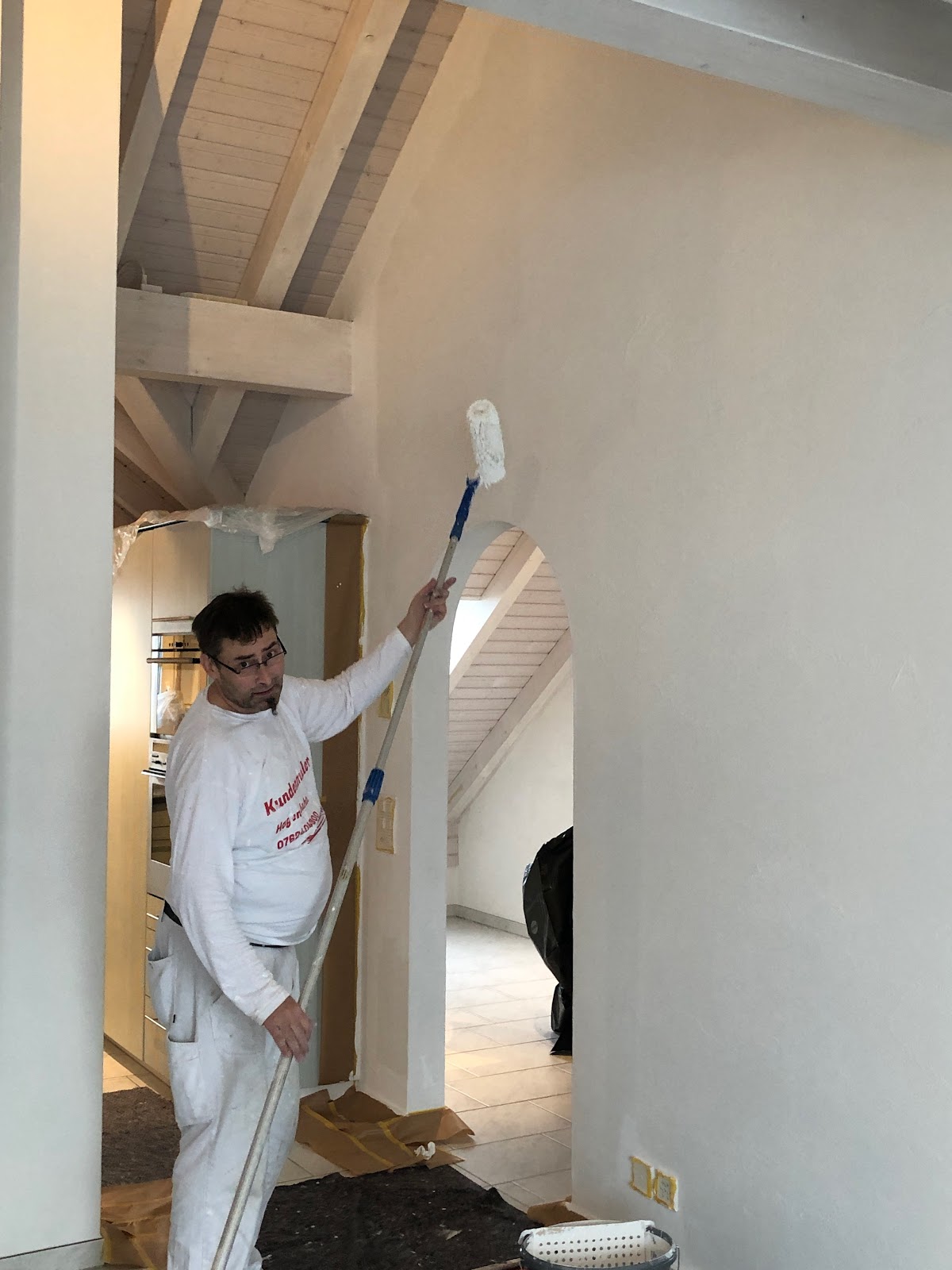 Malerarbeit Beispiel